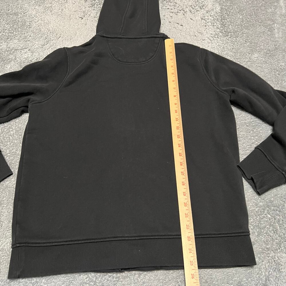 Carhartt Hoodie Womens Large 12-14 Relaxed Zip Black Workwear - Picture 5 of 8